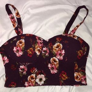 Xhilaration Cropped Tank Top